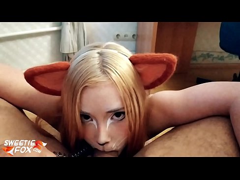 ❤️ Gitulon ni Kitsune ang dick ug cum sa iyang baba ❤️ Sex video sa amon ❌❤